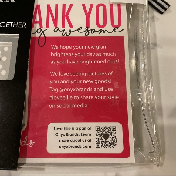 Love Ellie Clear Beauty Bag Set - Picture 3 of 3